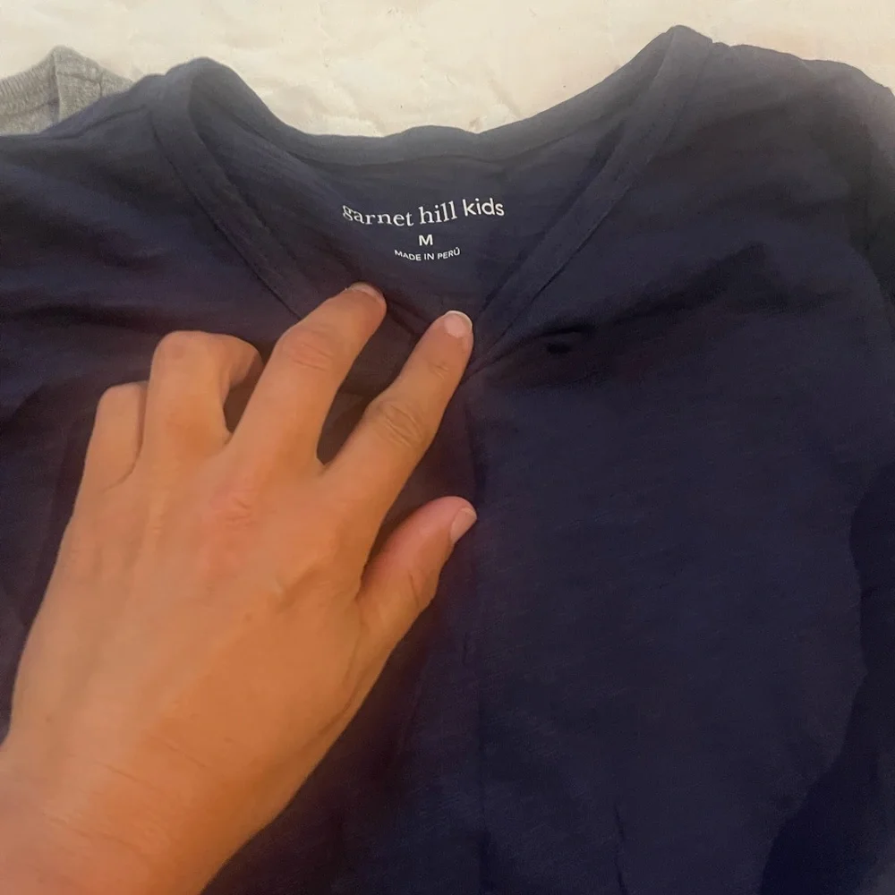 Crewcuts Kids Long Sleeve Tees - Pink, Gray, and Navy